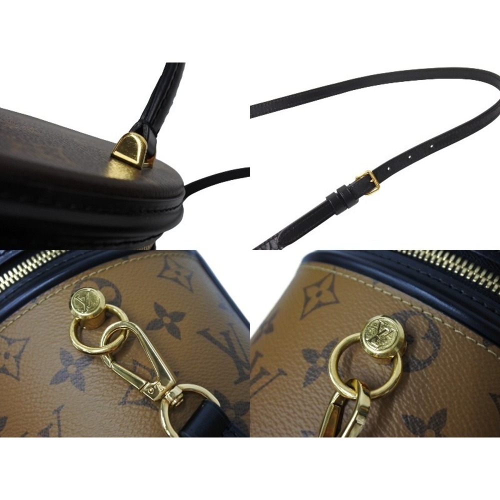 LOUIS VUITTON Cannes Shoulder Bag Monogram Reverse Brown Black - Picture 5 of 9